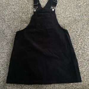 Black Corduroy Overalls
